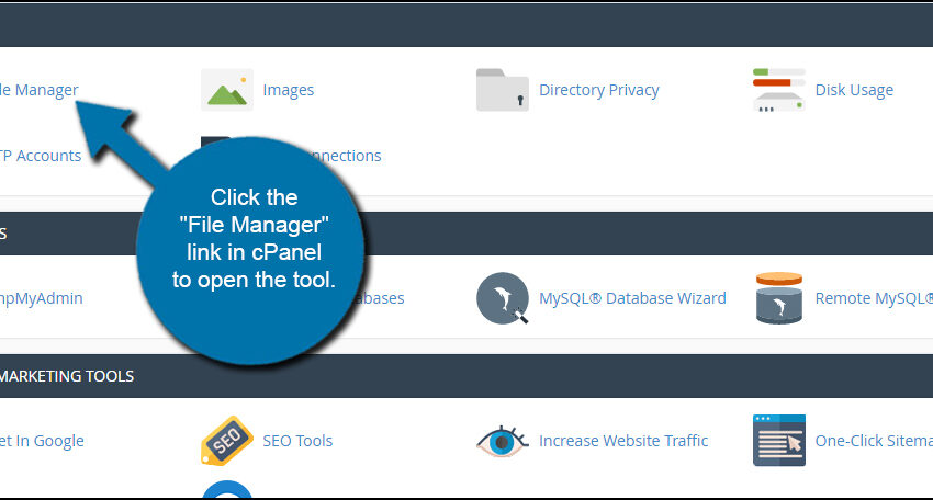 How to Upload Files to your Website using File Manager