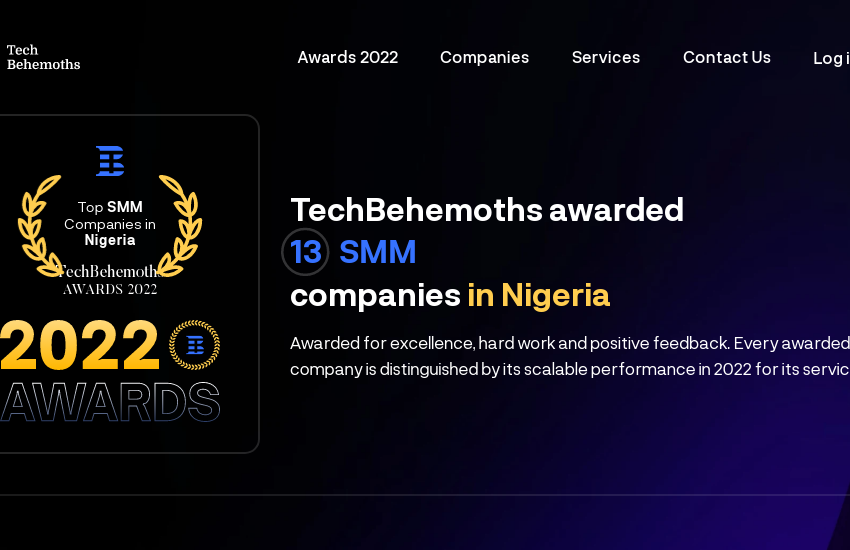 Maocular Tech Expert – Listed Among Top 13 SMM Companies in Nigeria by TechBehemoths in 2022