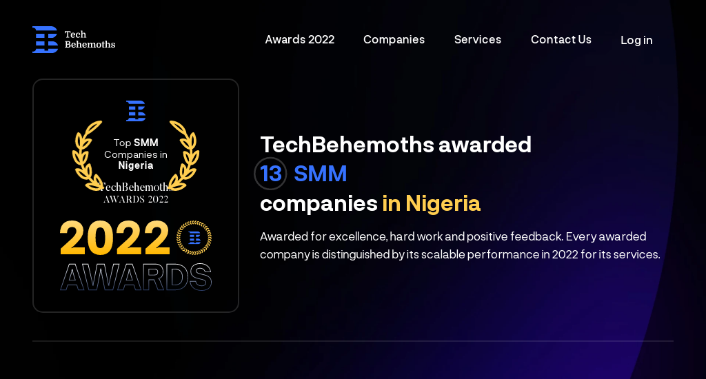 Maocular Tech Expert – Listed Among Top 13 SMM Companies in Nigeria by TechBehemoths in 2022